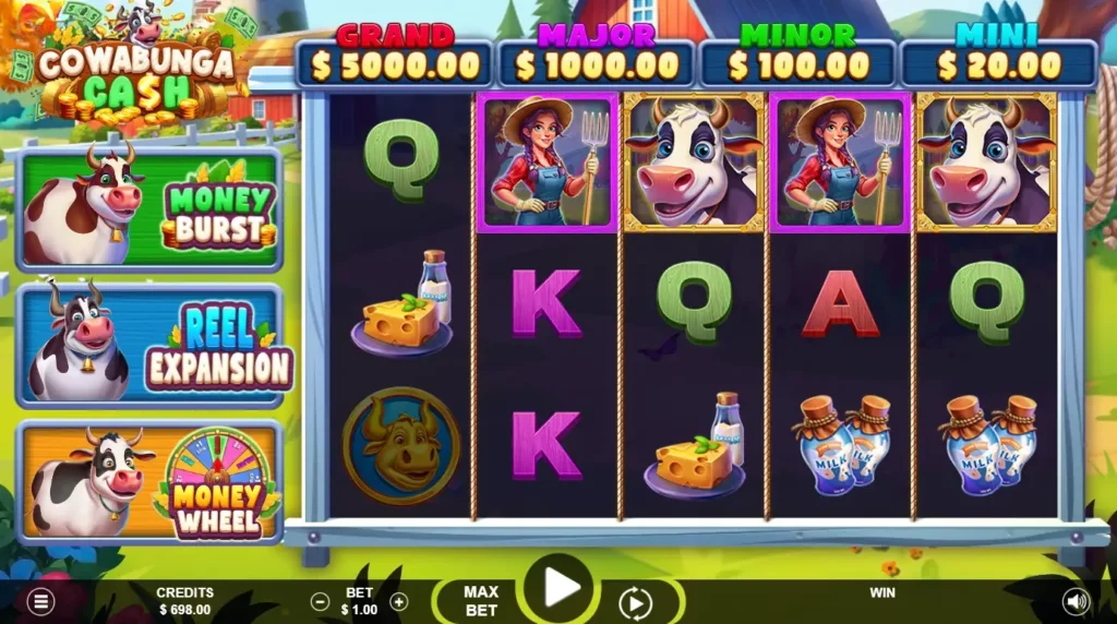 Cowabunga Cash Slot Review