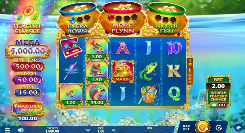 Fishin' Triple Pots of Gold Power Combo Slot Review