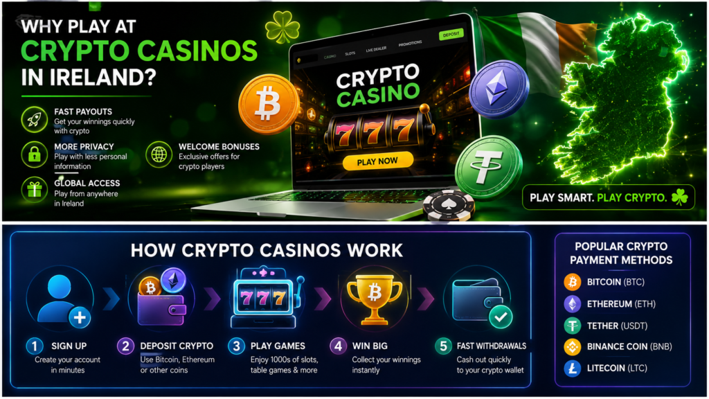Crypto Casinos in Ireland